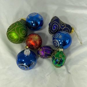 Lot of miscellaneous glass ornaments